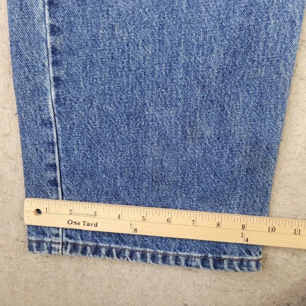 Harley Davidson Jeans Mens 40x30 Blue Denim Relaxed Fit Biker Denim Rider